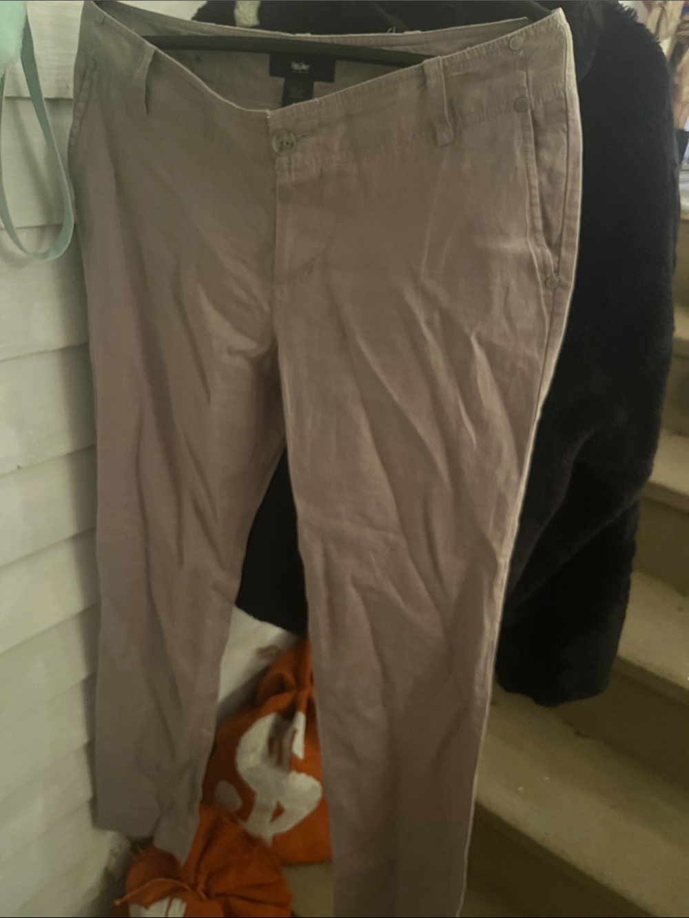 Men's Slim Fit Chino Pants in Taupe